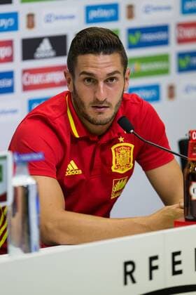 Spanish Koke Resurrecccion during the press conference PK Pressekonferenz of the concentration of Spanish football team at Ciudad del Futbol de Las Rozas before the qualifying for the Russia world cup in 2017 August 30, 2016.  (20160830019)
