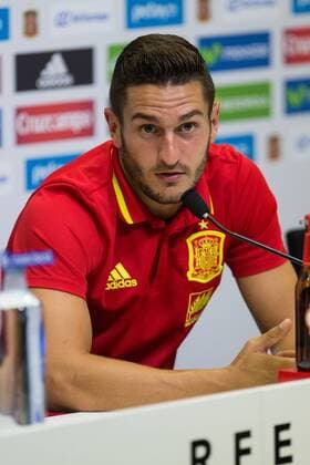 Fußball, Nationalteam Spanien Pressekonferenz Spanish Koke Resurrecccion during the press conference PK Pressekonferenz of the concentration of Spanish football team at Ciudad del Futbol de Las Rozas before the qualifying for the Russia world cup in 2017 August 30, 2016.  (20160830021)