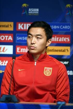 Feng Xiaoting of Chinese national football team attends a press conference PK Pressekonferenz before the first leg match against South Korea during the 2018 FIFA World Cup WM Weltmeisterschaft Fussball Russia qualifier in Seoul, South Korea, 31 August 2016. Head coach Gao Hongbo meets press before Russia World Cup qualifier first leg match in Seoul  20160831_62661