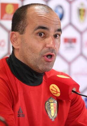 Belgium s head coach Roberto Martinez pictured during a press conference PK Pressekonferenz of Belgian national soccer team Red Devils, on Wednesday 31 August 2016, in Brussels. The Red Devils are preparing for a friendly match against Spain tomorrow, and a World Championships 2018 Qualification game against Cyprus on September 6th. VIRGINIExLEFOUR  x04922771x