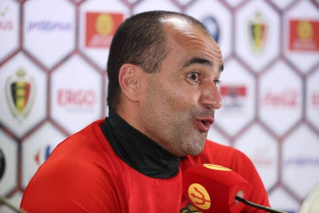 Belgium s head coach Roberto Martinez pictured during a press conference PK Pressekonferenz of Belgian national soccer team Red Devils, on Wednesday 31 August 2016, in Brussels. The Red Devils are preparing for a friendly match against Spain tomorrow, and a World Championships 2018 Qualification game against Cyprus on September 6th. VIRGINIExLEFOUR  x04922772x