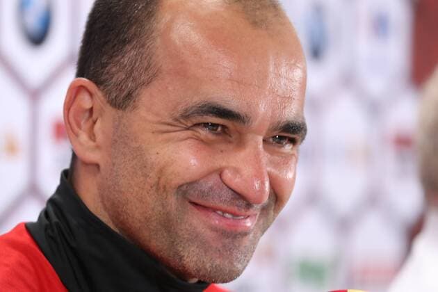 Belgium s head coach Roberto Martinez pictured during a press conference PK Pressekonferenz of Belgian national soccer team Red Devils, on Wednesday 31 August 2016, in Brussels. The Red Devils are preparing for a friendly match against Spain tomorrow, and a World Championships 2018 Qualification game against Cyprus on September 6th. VIRGINIExLEFOUR  x04922777x
