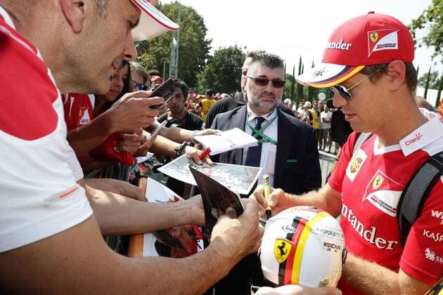 Italian Grand Prix, Monza 01 - 04 September 2016 01.09.2016 - Sebastian Vettel (GER) Scuderia Ferrari SF16-H 