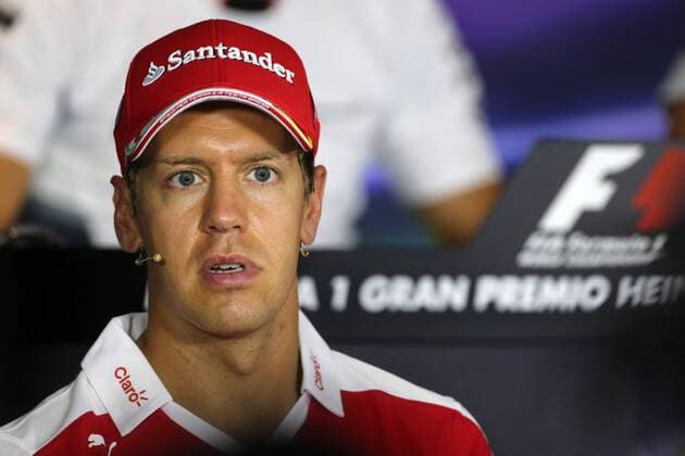 Italian Grand Prix, Monza 01 - 04 September 2016 01.09.2016 - press conference PK Pressekonferenz Sebastian Vettel (GER) Scuderia Ferrari SF16-H 