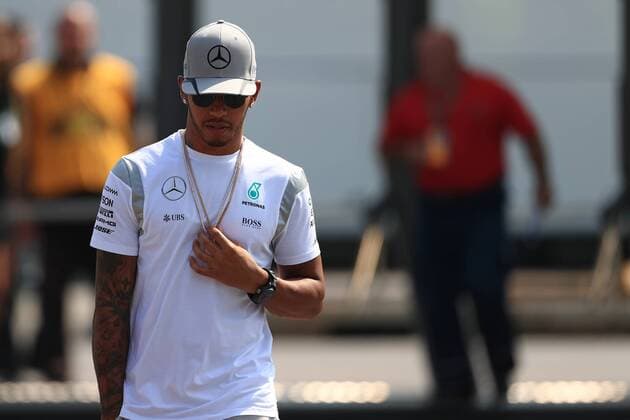 01.09.2016. Monza, Italy. Formula 1 Grand prix of Italy, driver arrival and press conference PK Pressekonferenz day. Mercedes AMG Petronas - Lewis Hamilton xLeannexBoonx  ActionPlus11782398