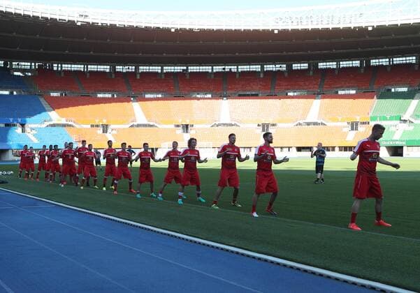 SOCCER - FIFA World Cup WM Weltmeisterschaft Fussball 2018 quali, GEO vs AUT VIENNA,AUSTRIA,01.SEP.16 - SOCCER - FIFA World Cup 2018, european qualifiers, OEFB international match Länderspiel Georgia vs Austria, preview, training. Image shows the team of AUT. GEPAxpictures xChristianxOrt