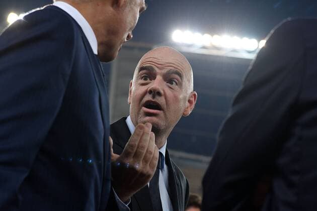 Giovanni Gianni Infantino Fifa President Bari 01-09-2016 Stadio San Nicola Football Friendly Match Italy - France andreaxstaccioli