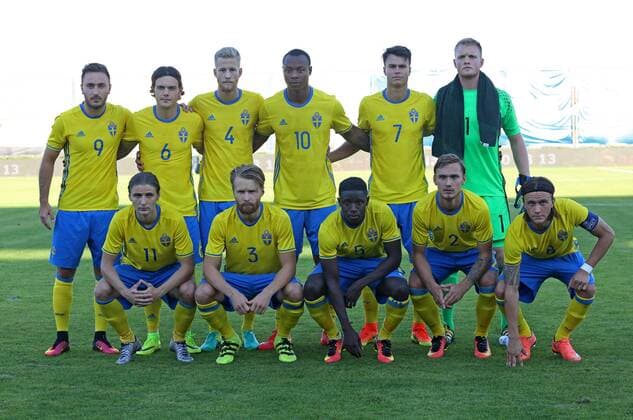 UEFA European Under-21 Championship Qualifications, Croatia - Sweden 01.09.2016., Koprivnica - Qualifying group stage of the 2017 UEFA European Under-21 Championship, group 6, Croatia - Sweden. Muamer Tankovic, David Moberg-Karisson, Filip Dagersral, Carlos Strandberg, Melker Hallberg, Tim Erlandsson. Pawel Cibicki, Jacob Larsson, Pa Konate, Linus Wahlqvist, Kristoffer Olsson. IgorxKralj PIXSELL