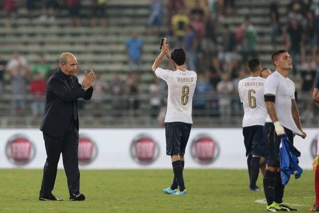 Fußball, Länderspiel, Italien - Frankreich Gianpiero Ventura Italia, dejection Bari 01-09-2016 Stadio San Nicola Football Friendly Match Italy - France cesarexpurini