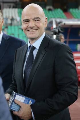 Gianni Infantino Presidente FIFA Bari 01-09-2016 Stadio San Nicola Football Friendly Match Italy - France cesarexpurini