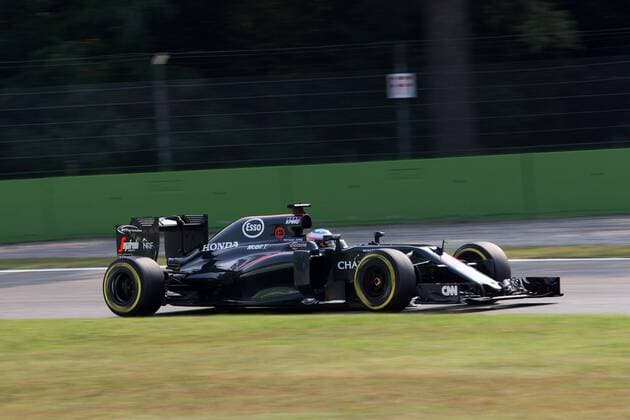 Italian Grand Prix, Monza 01 - 04 September 2016 02.09.2016 - Free Practice 1, Fernando Alonso (ESP) McLaren Honda MP4-31 