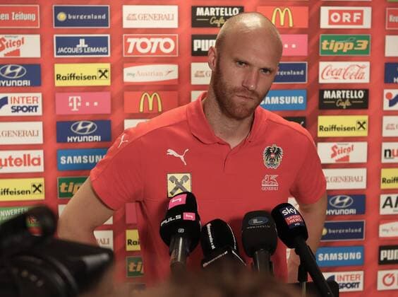 SOCCER - FIFA World Cup WM Weltmeisterschaft Fussball 2018 quali, GEO vs AUT VIENNA,AUSTRIA,02.SEP.16 - SOCCER - FIFA World Cup 2018, european qualifiers, OEFB international match Länderspiel Georgia vs Austria, preview, press conference PK Pressekonferenz Image shows Robert Almer (AUT). GEPAxpictures xChristianxOrt