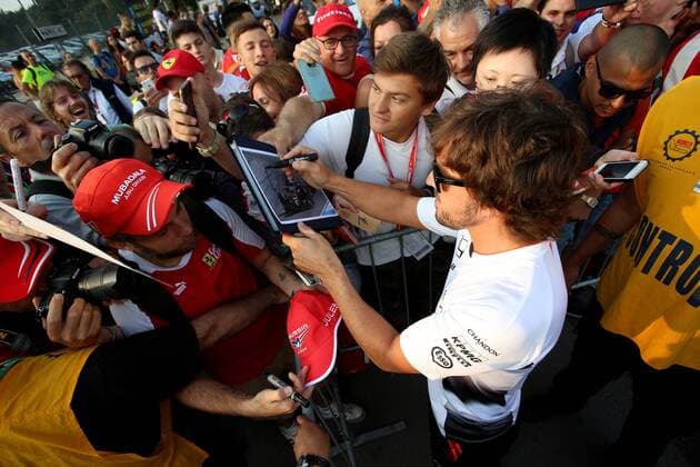 Fernando Alonso, McLaren Honda, formula 1 GP, Italien in Monza, 02.09.2016 Photo:mspb Jerry Andre Fernando Alonso, formula 1 GP, Italien