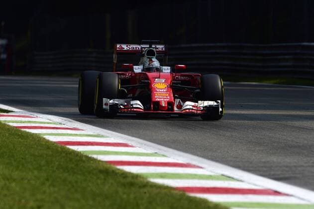 Italian Grand Prix, Monza 01 - 04 September 2016 - Free Practice 1, Sebastian Vettel (GER) Scuderia Ferrari SF16-H 