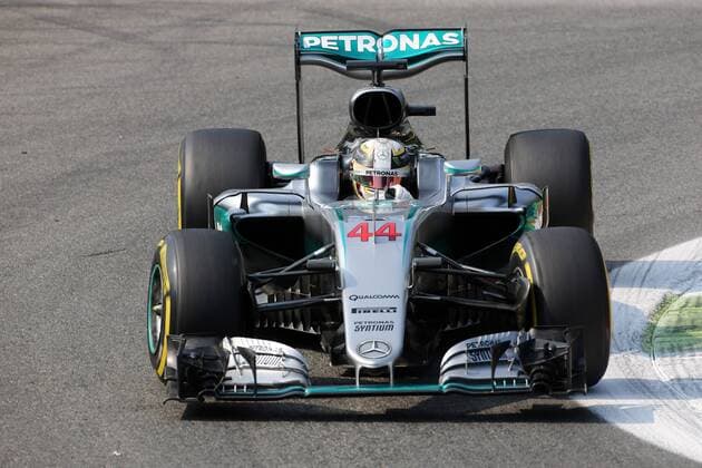 Italian Grand Prix, Monza 01 - 04 September 2016 - Free Practice 1, Lewis Hamilton (GBR) Mercedes AMG F1 W07 Hybrid 