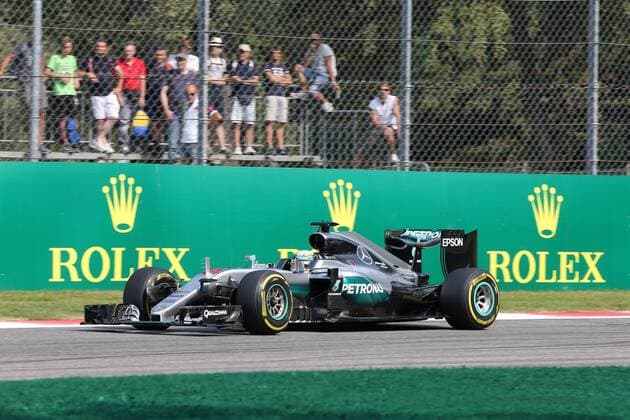 Italian Grand Prix, Monza 01 - 04 September 2016 - Free Practice 1, Lewis Hamilton (GBR) Mercedes AMG F1 W07 Hybrid 
