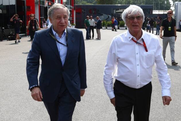 Italian Grand Prix, Monza 01 - 04 September 2016 - Free Practice 2, Jean Todt (FRA), President FIA and Bernie Ecclestone (GBR), President and CEO of FOM 