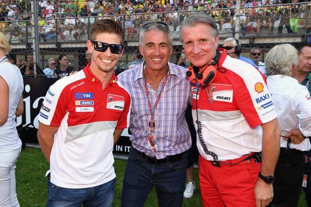 Motorsports: MotoGP World Championship WM Weltmeisterschaft GP of Austria, Casey Stoner, Michael Mick Doohan, Paolo Ciabatti xHOCHxZWEIx xItalyxPhotoxPressx 