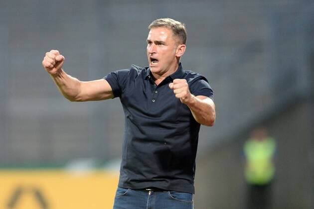 Bilder des Tages - SPORT Jubel, Freude bei Stefan Kuntz (Trainer, Coach Deutschland U21 U 21 nach dem Treffer, Tor zum 3:0 -- Deutschland U21 vs Slowakei U21, Fussball, Nationalmannschaft Laenderspiel Test, 02.09.2016, Kassel Copyright: xSippel Eibner-Pressefotox EP_RSL