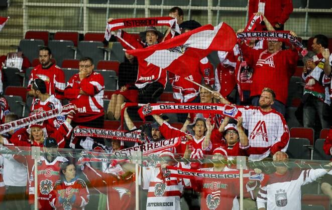 Fans, Eishockeyfans, supporters, spectators, Zuschauer, Jacke, Kutte, Weste, Fankurve DEUTSCHLAND - OESTERREICH 6-0 Eishockey Olympia Qualifikation 2016 Deutschland, Deutsche Eishockey Nationalmannschaft DEB , Riga, Lettland 02.09.2016