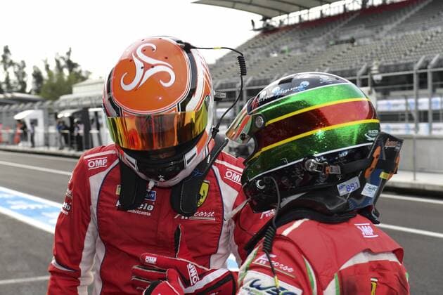 83 AF CORSE (ITA) FERRARI F458 ITALIA LMGTE AM FRANÃ‡OIS PERRODO (FRA) RUI AGUAS (PRT) AUTOMOBILE : WEC - 6 Heures de Mexico - 02 09 2016 VisionSport Panoramic 