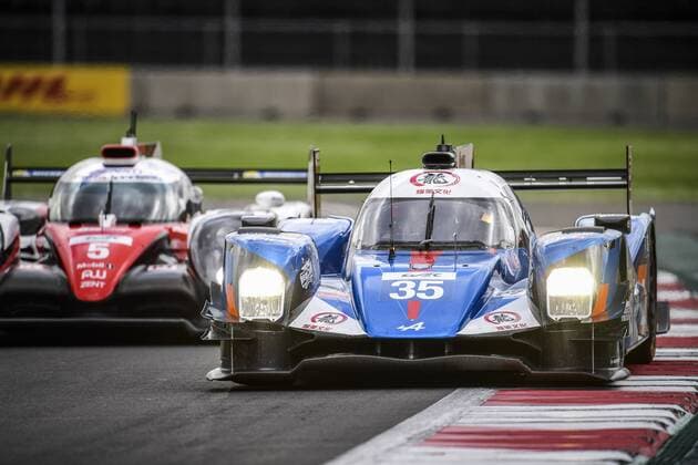 35 BAXI DC RACING ALPINE (CHN) ALPINE A460 NISSAN LMP2 DAVID CHENG (USA) HO PIN TUNG (NLD) NELSON PANCIATICI (FRA) AUTOMOBILE : WEC - 6 Heures de Mexico - 02 09 2016 VisionSport Panoramic 