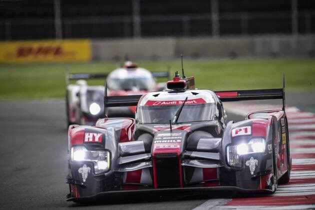 7 AUDI TEAM JOEST (DEU) AUDI R18 HYBRID LMP1 MARCEL FASSLER (CHE) ANDRE LOTTERER (DEU) BENOIT TRELUYER (FRA) AUTOMOBILE : WEC - 6 Heures de Mexico - 02 09 2016 VisionSport Panoramic 