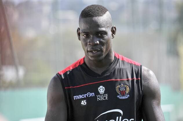 Fußball, Training OGC Nizza Mario Balotelli (ogcnice) FOOTBALL : Entrainement OGC Nice - 02 09 2016 NorbertScanella Panoramic 