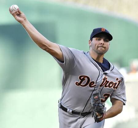 September 3, 2016 - Kansas City, MO, USA - Detroit Tigers pitcher Michael Fulmer throws against the Kansas City Royals on Saturday, Sept. 3, 2016, at Kauffman Stadium in Kansas City, Mo. Detroit at Kansas City - ZUMAm67_