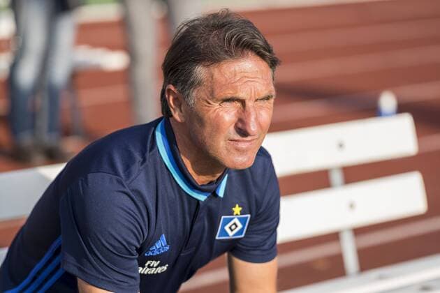 Trainer Bruno Labbadia (HSV) 03.09.2016, Berlin, BFC Dynamo Berlin vs. Hamburger SV Â