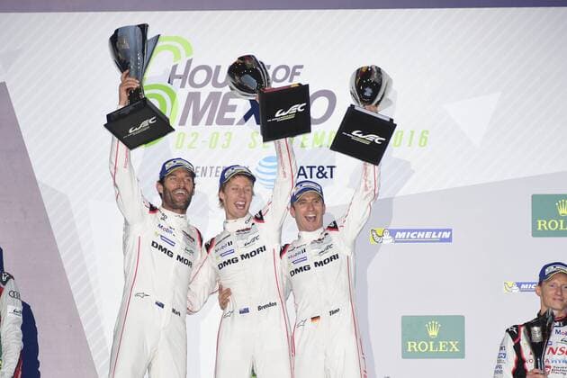 1 PORSCHE TEAM (DEU) PORSCHE 919 HYBRID LMP1 TIMO BERNHARD (DEU) MARK WEBBER (AUS) BRENDON HARTLEY (NZL) AUTOMOBILE : WEC - 6 Stunden von Mexico - 03 09 2016 VisionSport Panoramic 