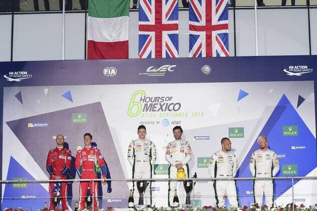 97 ASTON MARTIN RACING (GBR) ASTON MARTIN VANTAGE LMGTE PRO RICHIE STANAWAY (NZL) DARREN TURNER (GBR) AUTOMOBILE : WEC - 6 Stunden von Mexico - 03 09 2016 VisionSport Panoramic 