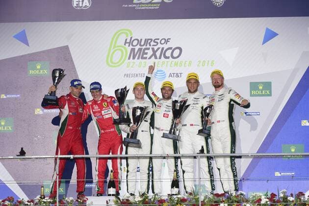 97 ASTON MARTIN RACING (GBR) ASTON MARTIN VANTAGE LMGTE PRO RICHIE STANAWAY (NZL) DARREN TURNER (GBR) AUTOMOBILE : WEC - 6 Stunden von Mexico - 03 09 2016 VisionSport Panoramic 
