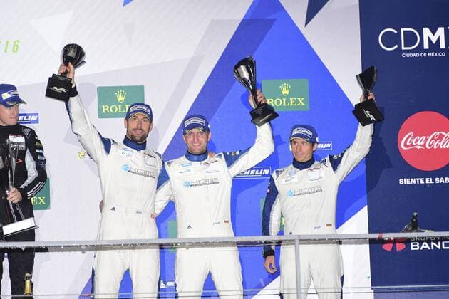 78 KCMG (HKG) PORSCHE 911 RSR LMGTE AM CHRISTIAN RIED (DEU) WOLF HENZLER (DEU) JOEL CAMATHIAS (CHE) AUTOMOBILE : WEC - 6 Stunden von Mexico - 03 09 2016 VisionSport Panoramic 