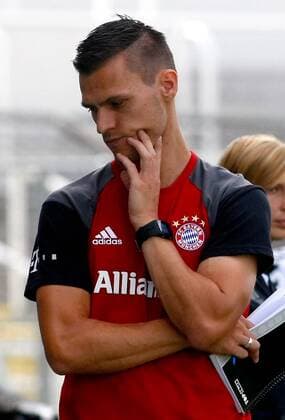 Fußball, 1. FSV Mainz 05 - Pressetermin zur Strukturreform DEU, FFB, Allianz-Bundesliga, FC Bayern Muenchen vs. SC Freiburg 03.09.2016, Gruenwalder Stadion, Muenchen, DEU, FFB, Allianz-Bundesliga, FC Bayern Muenchen vs. SC Freiburg, im Bild ein nachdenklicher Thomas Woerle (W?rle) (FC Bayern Muenchen, Trainer) nordphotoxRMG