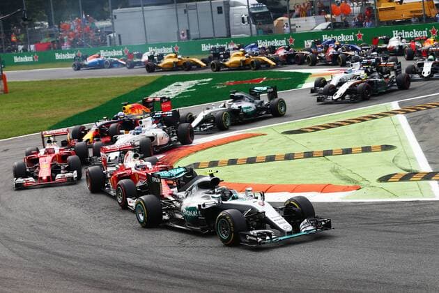 FORMULA 1 - Italian GP MONZA,ITALY,04.SEP.16 - MOTORSPORTS, FORMULA 1 - Grand Prix of Italy, Autodromo Nazionale. Image shows Nico Rosberg (GER Mercedes GP). Keywords: start. GEPAxpictures xXPBxImages