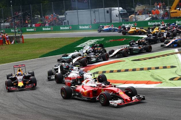 FORMULA 1 - Italian GP MONZA,ITALY,04.SEP.16 - MOTORSPORTS, FORMULA 1 - Grand Prix of Italy, Autodromo Nazionale. Image shows Kimi Raikkoenen (FIN Ferrari). Keywords: start. GEPAxpictures xXPBxImages