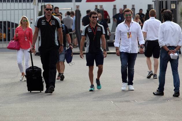 Italian Grand Prix, Monza 01 - 04 September 2016 04.09.2016 - Sergio Perez (MEX) Sahara Force India F1 VJM09 