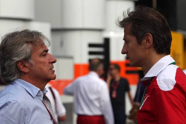 Italian Grand Prix, Monza 01 - 04 September 2016 04.09.2016 - Carlos Sainz (ESP) WRC Motorsport Rallye WM Champion former and Massimo Rivola (ITA), Ferrari Driver Academy 
