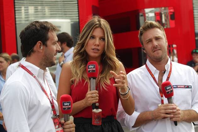 Italian Grand Prix, Monza 01 - 04 September 2016 04.09.2016 - (L-R) Federica Masolin, Sky and Davide Valsecchi (ITA), Sky TV 