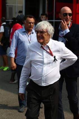 Italian Grand Prix, Monza 01 - 04 September 2016 04.09.2016 - Bernie Ecclestone (GBR), President and CEO of FOM and Donald Mackenzie (GBR) CVC Capital Partners Managing Partner, Co Head of Global Investments. 