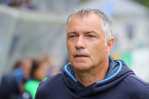Jürgen Ehrmann (Juergen Ehrmann, Trainer, TSG), Porträt, Portrait, Fussball, Allianz Frauen-Bundesliga, TSG 1899 Hoffenheim - 1. FFC Turbine Potsdam, xozx