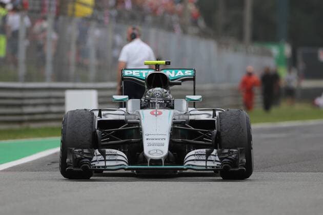 Italian Grand Prix, Monza 01 - 04 September 2016 04.09.2016 - Race, Nico Rosberg (GER) Mercedes AMG F1 W07 Hybrid in the end of the race 