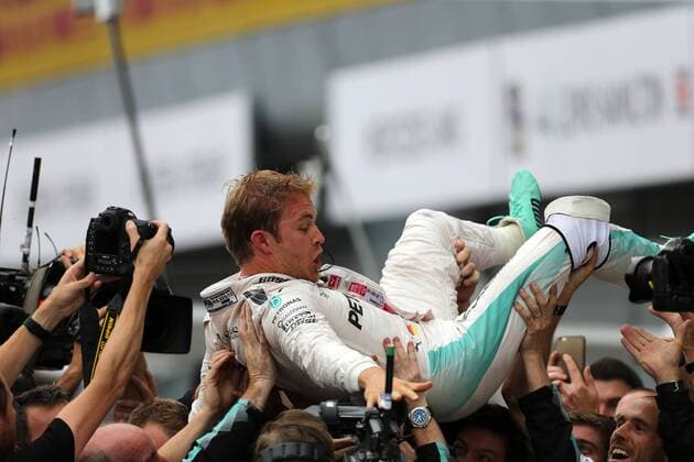 Italian Grand Prix, Monza 01 - 04 September 2016 04.09.2016 - Race, Nico Rosberg (GER) Mercedes AMG F1 W07 Hybrid race winner 