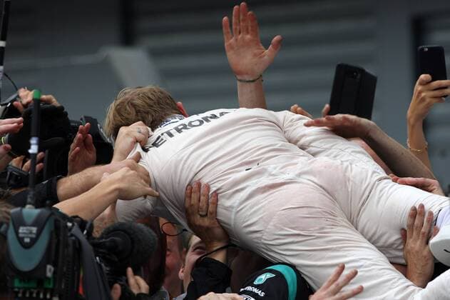 Italian Grand Prix, Monza 01 - 04 September 2016 04.09.2016 - Race, Nico Rosberg (GER) Mercedes AMG F1 W07 Hybrid race winner 