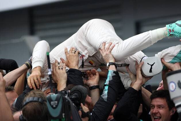 Italian Grand Prix, Monza 01 - 04 September 2016 04.09.2016 - Race, Nico Rosberg (GER) Mercedes AMG F1 W07 Hybrid race winner 