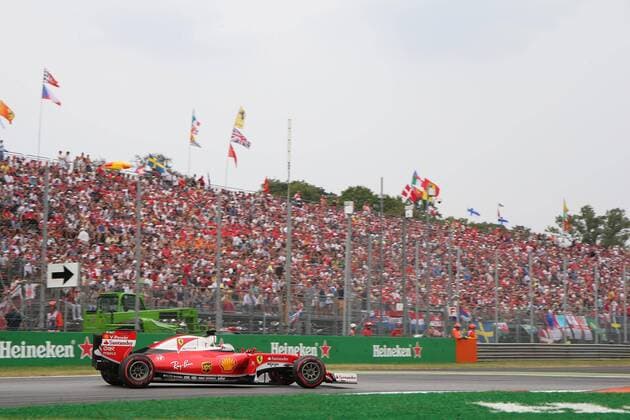 IPP20160904 Motorsports: FIA Formula One World Championship WM Weltmeisterschaft 2016, Grand Prix of Italy, Sebastian Vettel -  xHOCHxZWEIx xItalyxPhotoxPressx