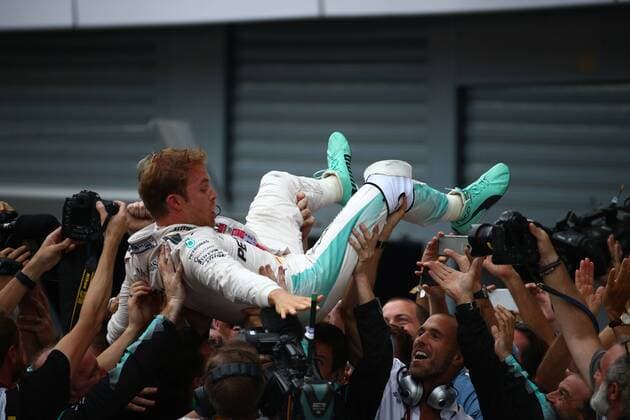 Italian Grand Prix, Monza 01 - 04 September 2016 04.09.2016 - Race, Nico Rosberg (GER) Mercedes AMG F1 W07 Hybrid race winner 
