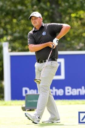 September 4, 2016: Brian Stuard tees off 2 at the Deutsche Bank Championship at the TPC Boston in Norton, Massachusetts. (Photo by Malcolm Hope Icon Sportswire) GOLF: SEP 04 PGA Golf Herren - Deutsche Bank Championship - Third Round Icon160904054 EDITORIAL USE ONLY