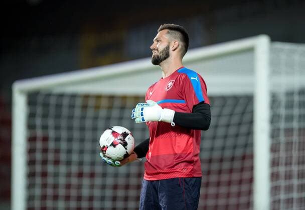 4. September 2016: Prag, Fussball WM-Qualifikation: Tschechien - Nordirland: Torwart Tomas Koubek (Tschechien).